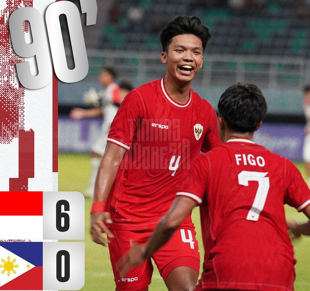 Dominasi Indonesia: Skuad Garuda Muda Libas Filipina 6-0 di Piala AFF U19!